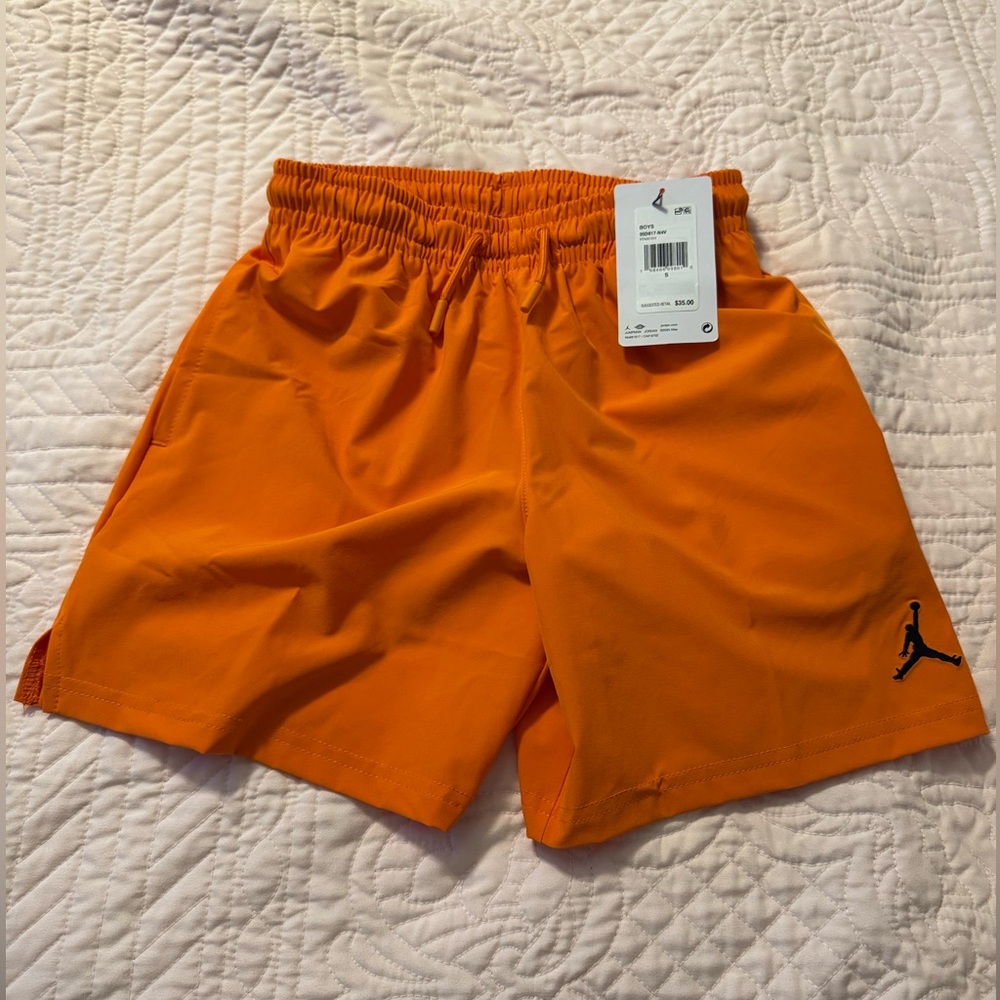 Jordan Bright Orange Sports Shorts